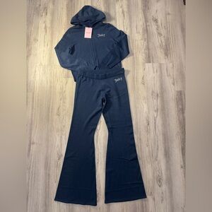 Juicy Couture Dark Blue Hoodie and Pants Set